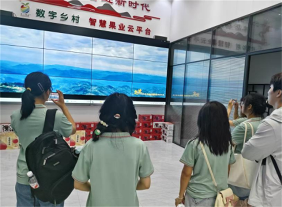 “果香四溢”团队深入陕西水果产地开展实地调研